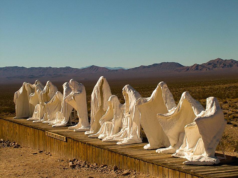 Last Supper, скульптура Альберта Шукальского в музее Goldwell Open Air Museum 