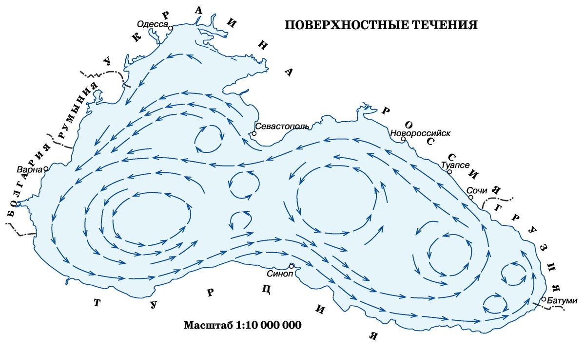 Я уверена, что вы никогда не обращали внимания на такую интересную особенность Чёрного моря, как отсутствие навигации в его центре.-4